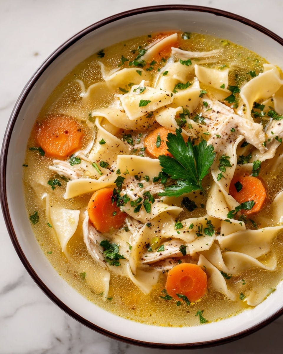 Homemade Chicken Noodle Soup: A Comforting Classic Recipe - Recipe Image