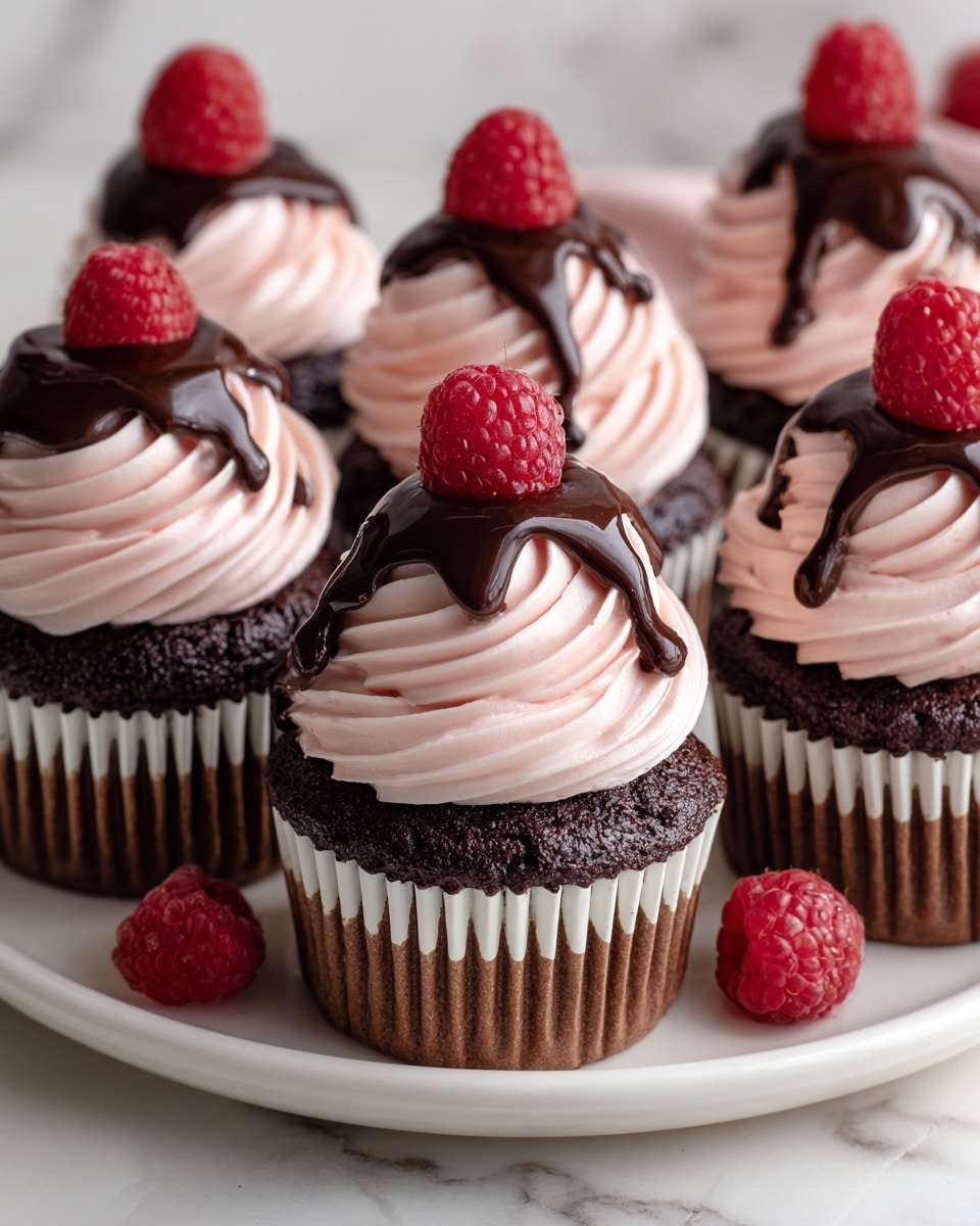 Chocolate Raspberry Cupcakes Recipe - Recipe Image