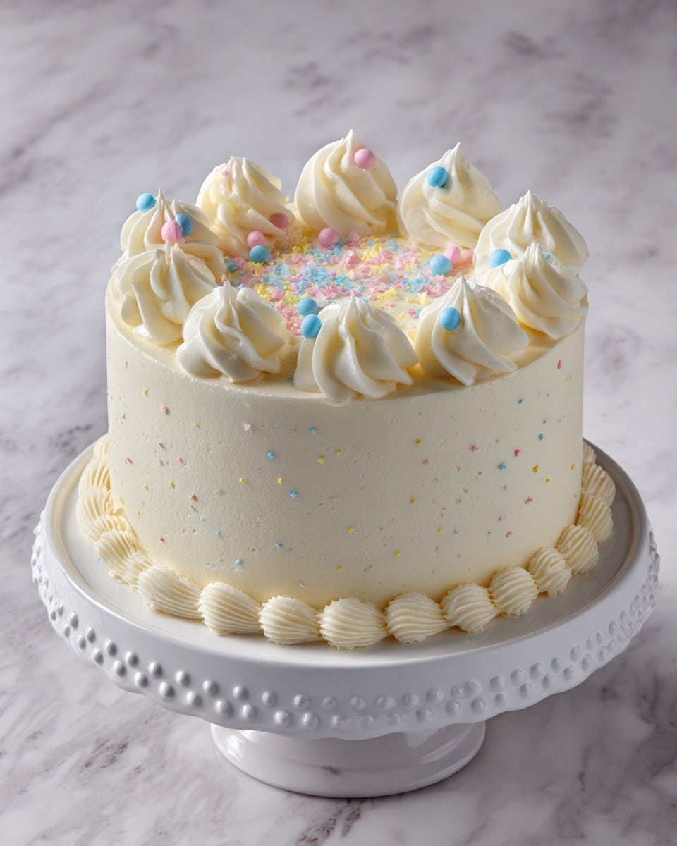 Classic White Cake Recipe - Recipe Image