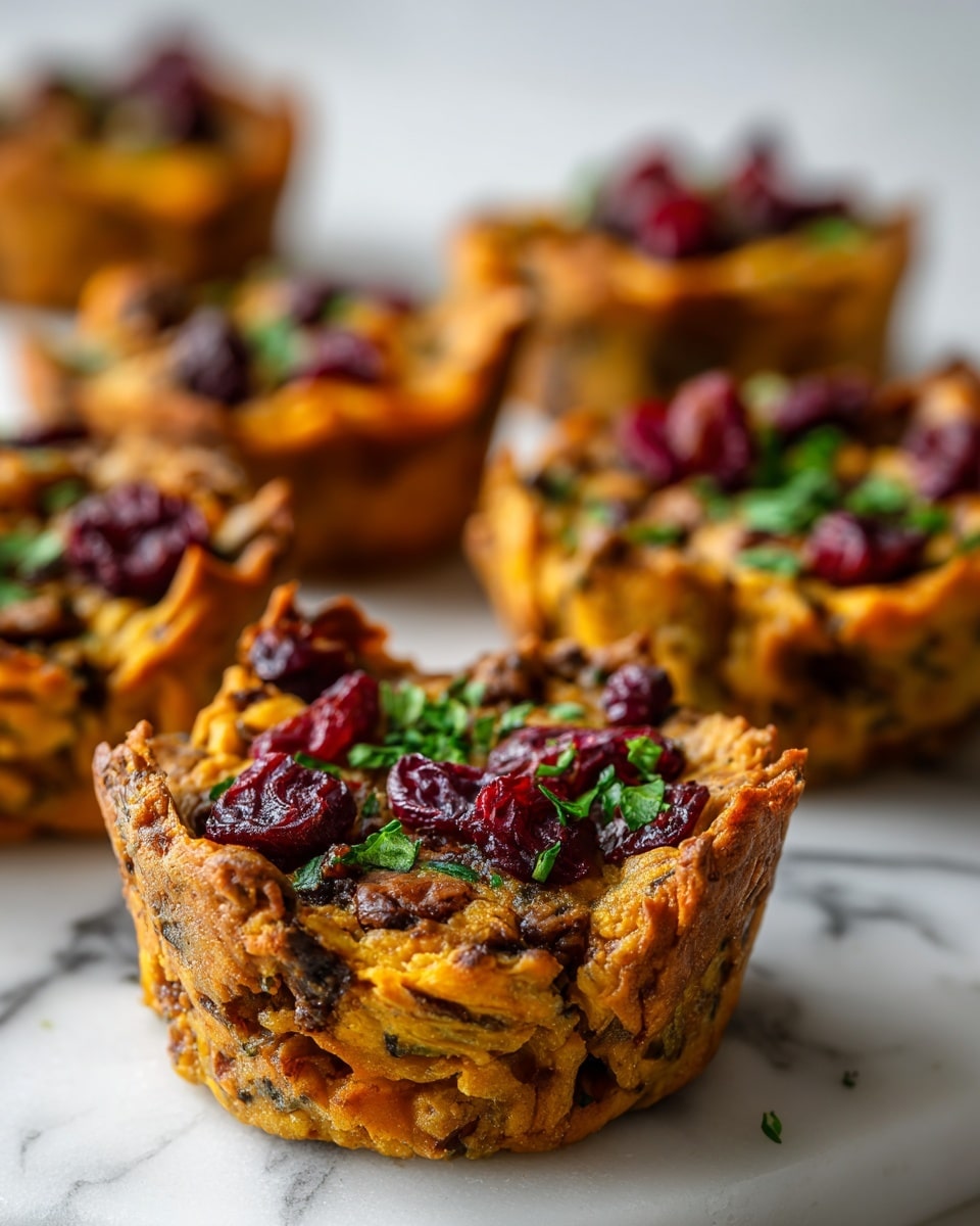 Cranberry Turkey Stuffing Balls – A Thanksgiving Delight Recipe - Recipe Image