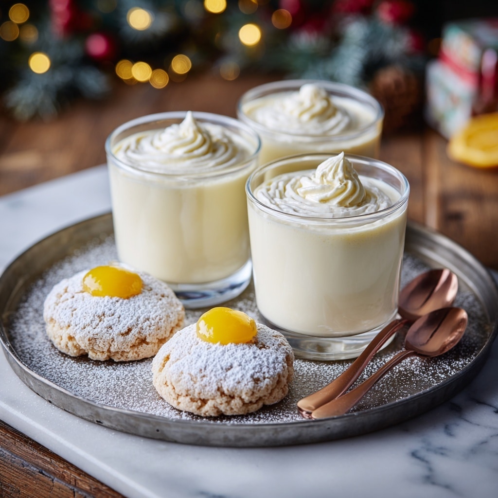 Lemon Posset with Lemon Shortbread Recipe - Recipe Image
