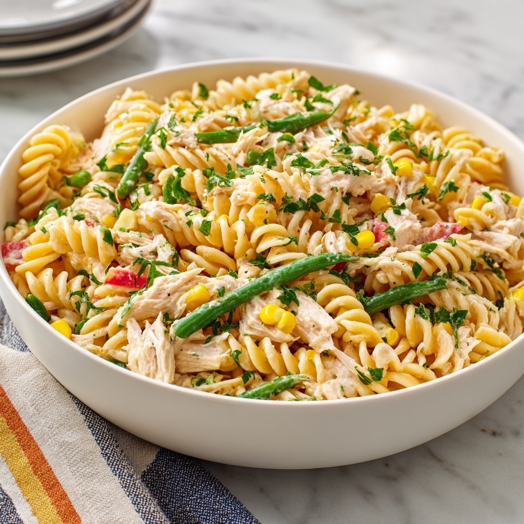 Chicken Pot Pie Pasta Recipe - Recipe Image