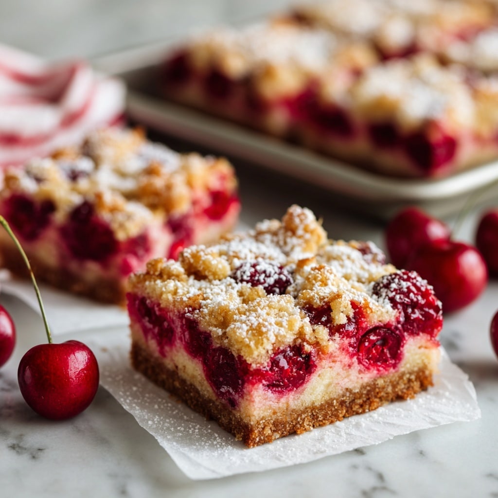 Cherry Pie Bars Recipe - Recipe Image