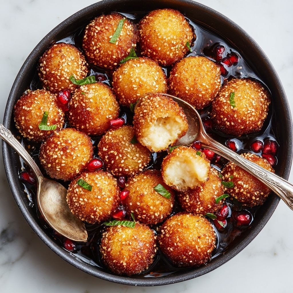 Fried Goat Cheese Balls with Spicy Sage Honey Recipe - Recipe Image