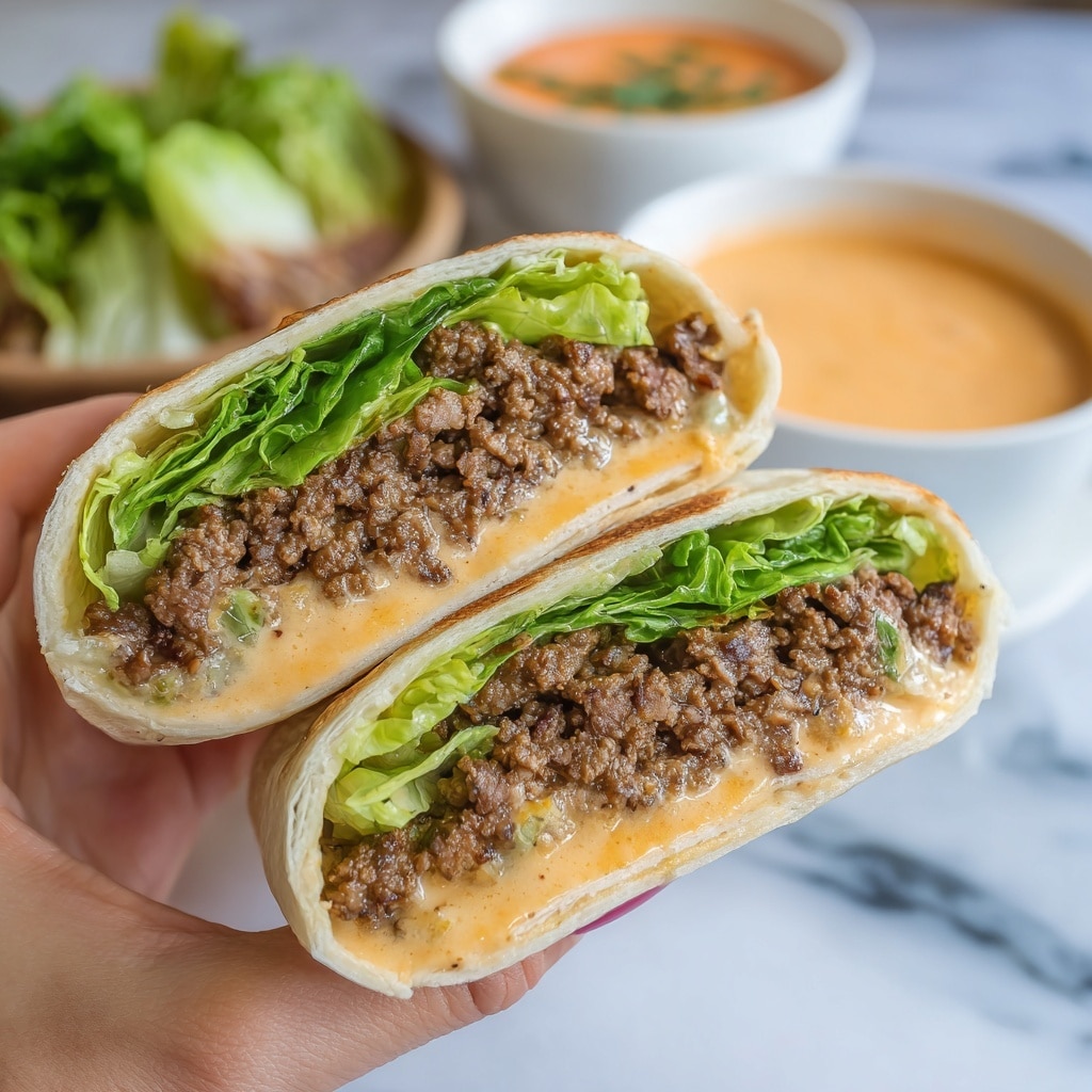 Big Mac Wraps Recipe - Recipe Image
