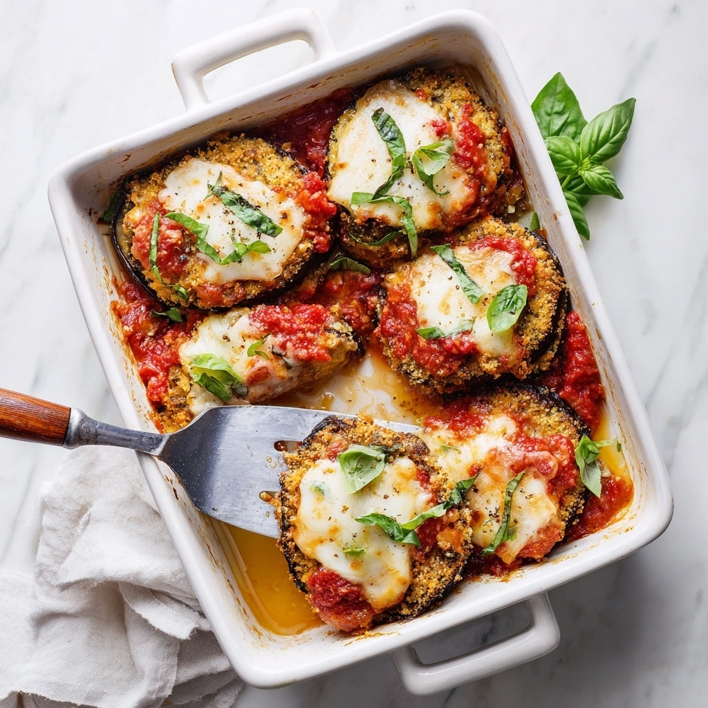 Baked Eggplant Parmesan Recipe - Recipe Image