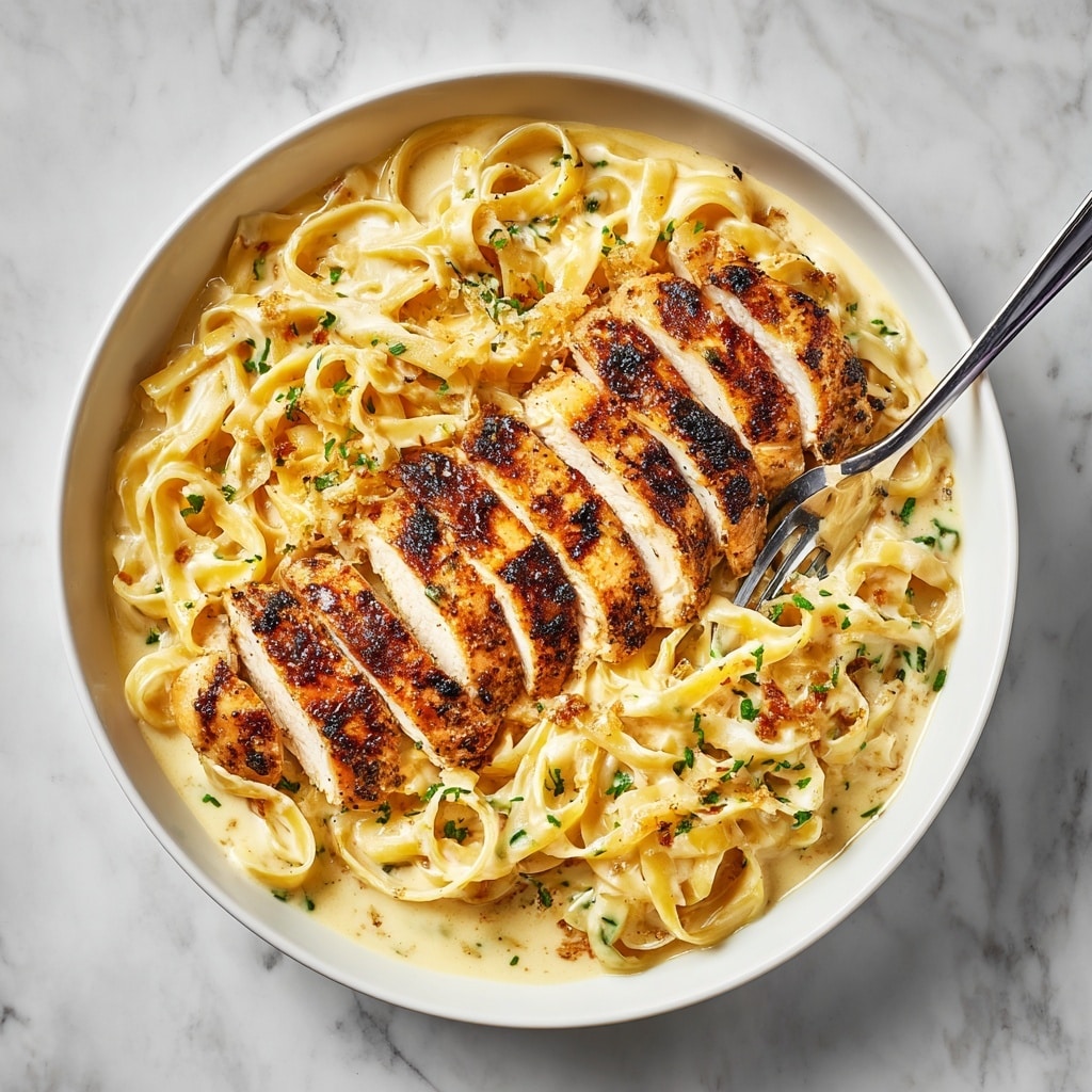 Blackened Chicken Alfredo Recipe - Recipe Image