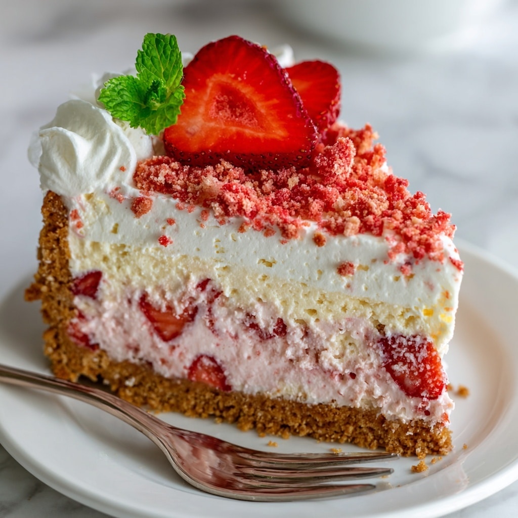 Strawberry Shortcake Cheesecake Recipe - Recipe Image