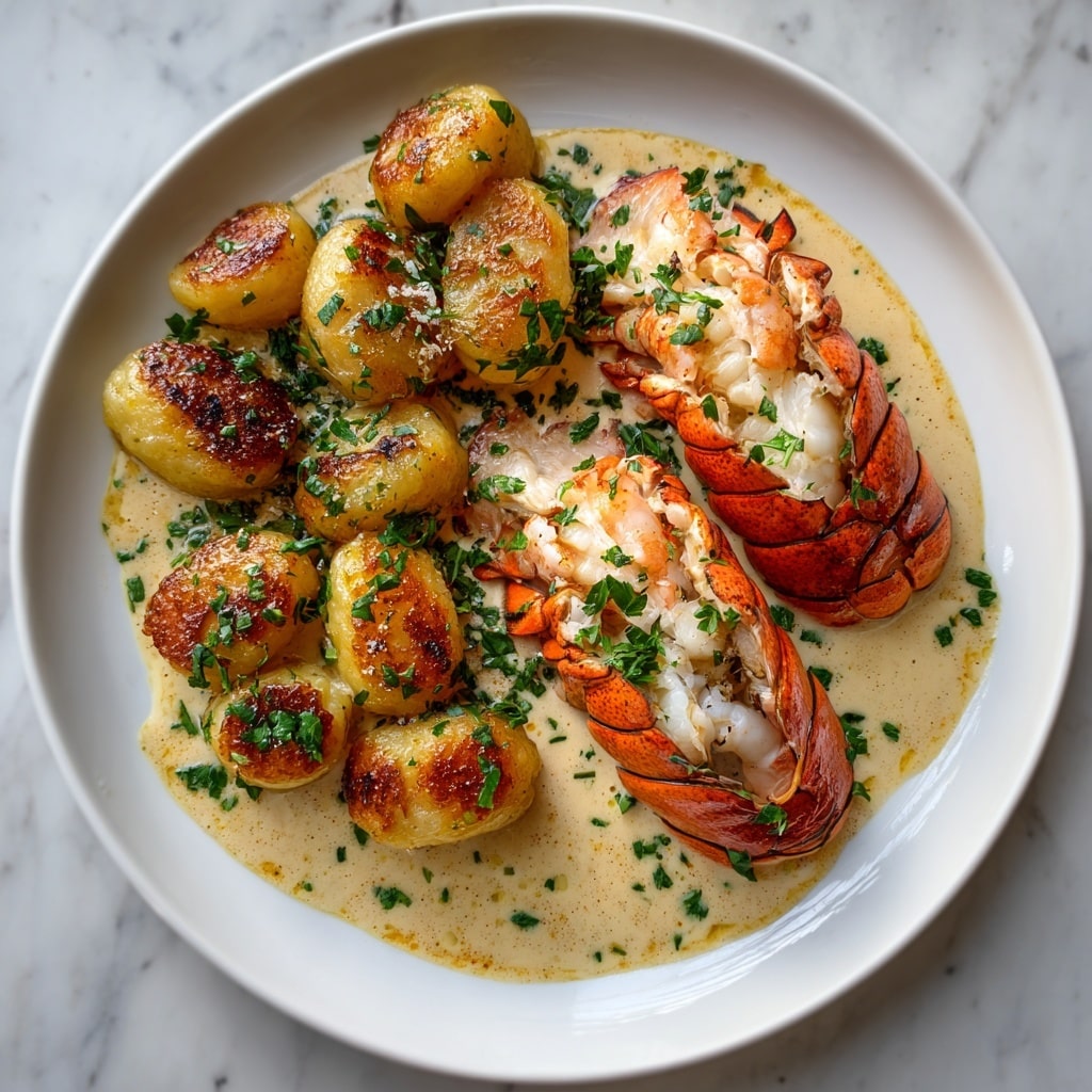 Cajun Lobster, Crab, and Salmon Alfredo Recipe - Recipe Image