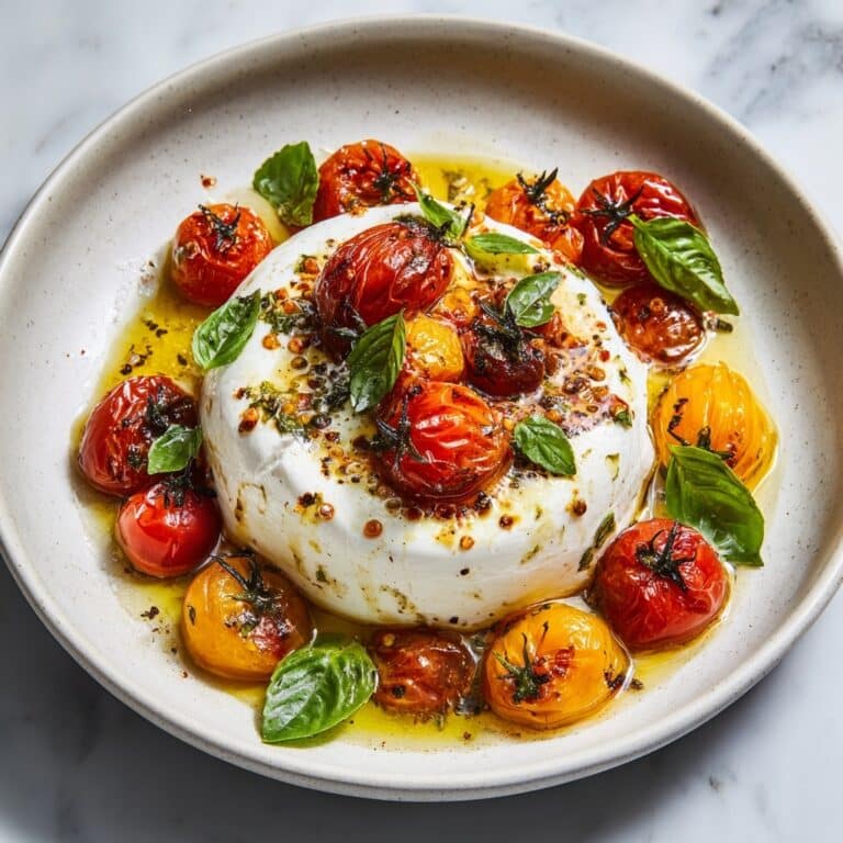 Burrata & Oven Roasted Tomato Salad Recipe
