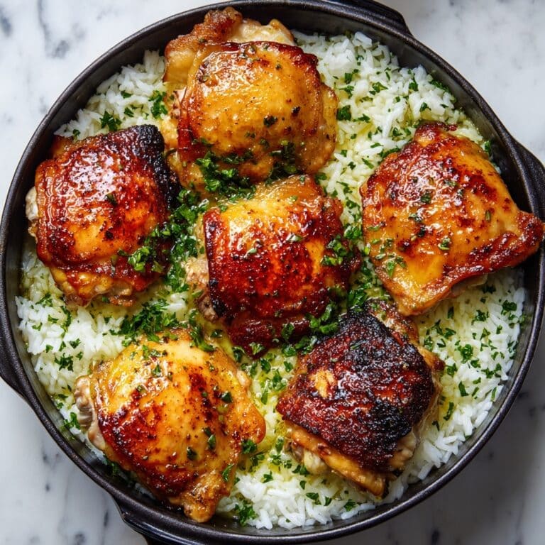 Garlic Parmesan Rice with Chicken Recipe