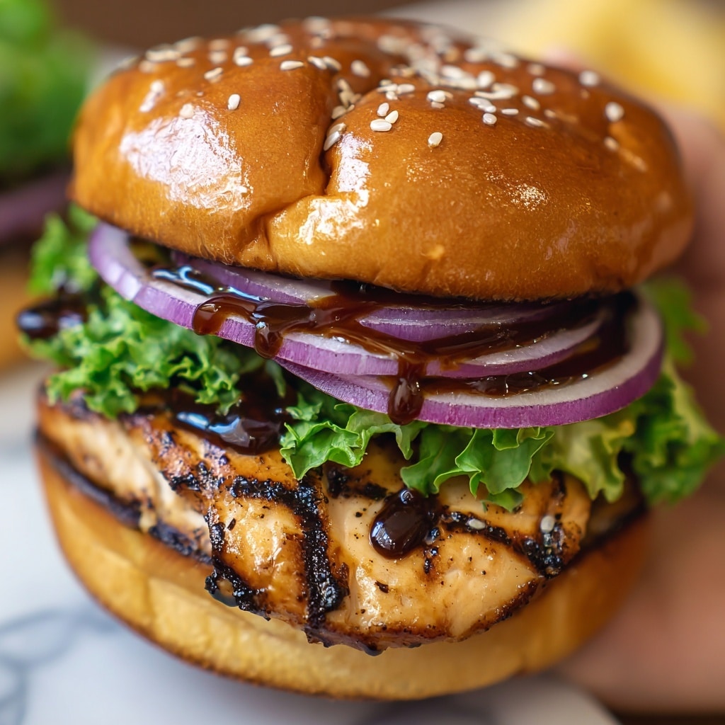 Teriyaki Chicken Burger Recipe