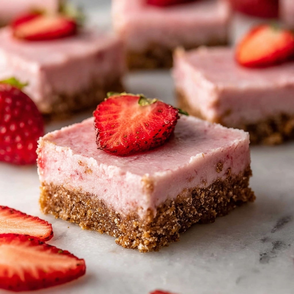 Strawberry Brownies with White Chocolate and Strawberry Glaze Recipe