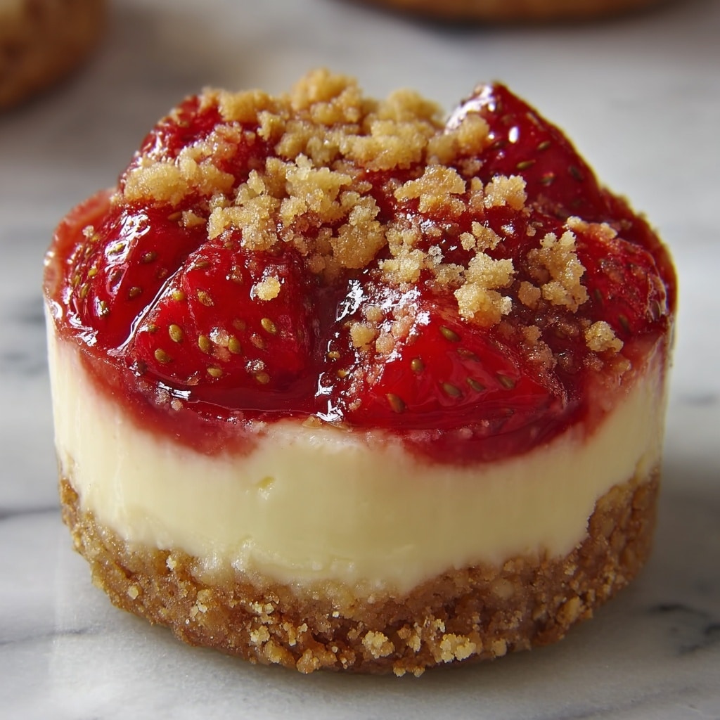 Mini Strawberry Crunch Cheesecake Bites Recipe