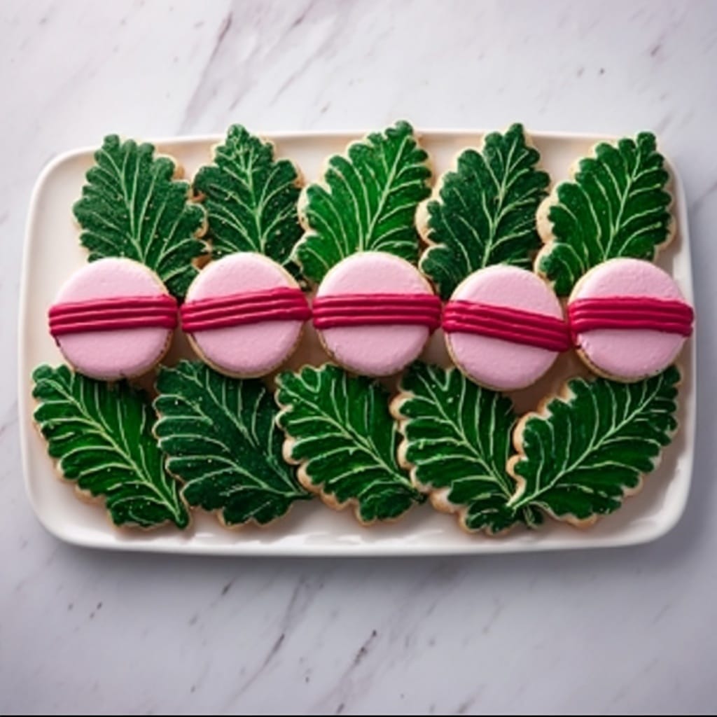 Holly and Berry Sugar Cookies Recipe