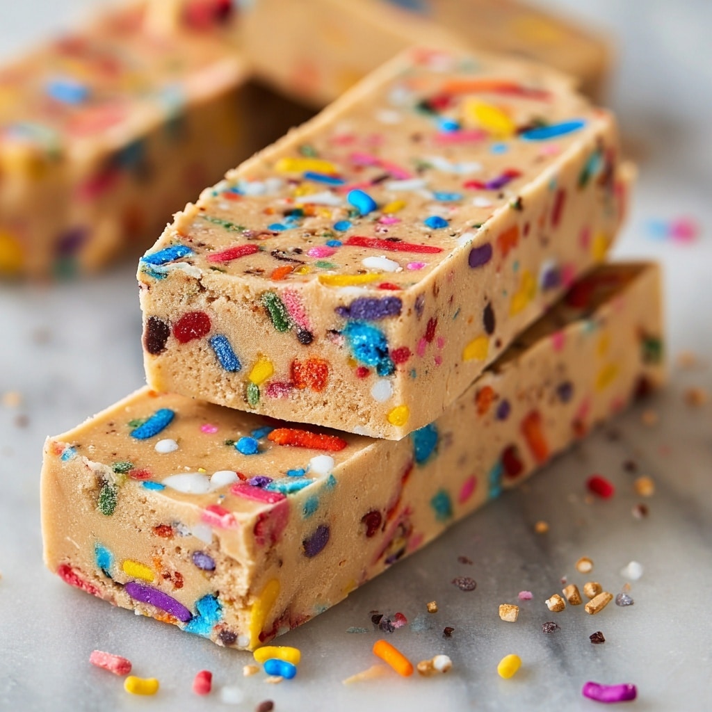 Birthday Cake Protein Bars Recipe