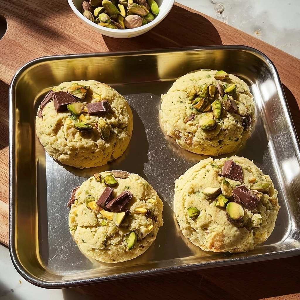NYC Style Pistachio Cookies Recipe - Recipe Image