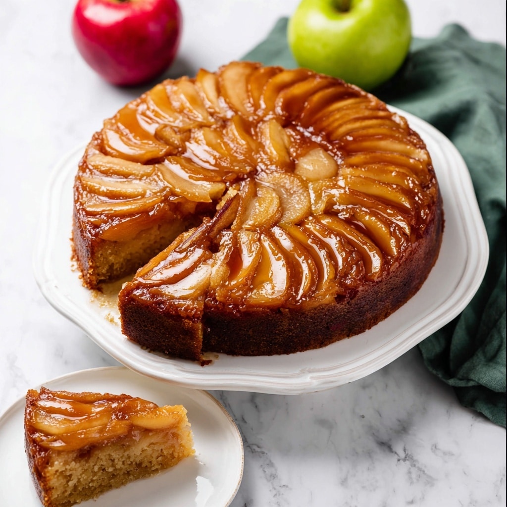 Caramel Apple Upside Down Cake Recipe