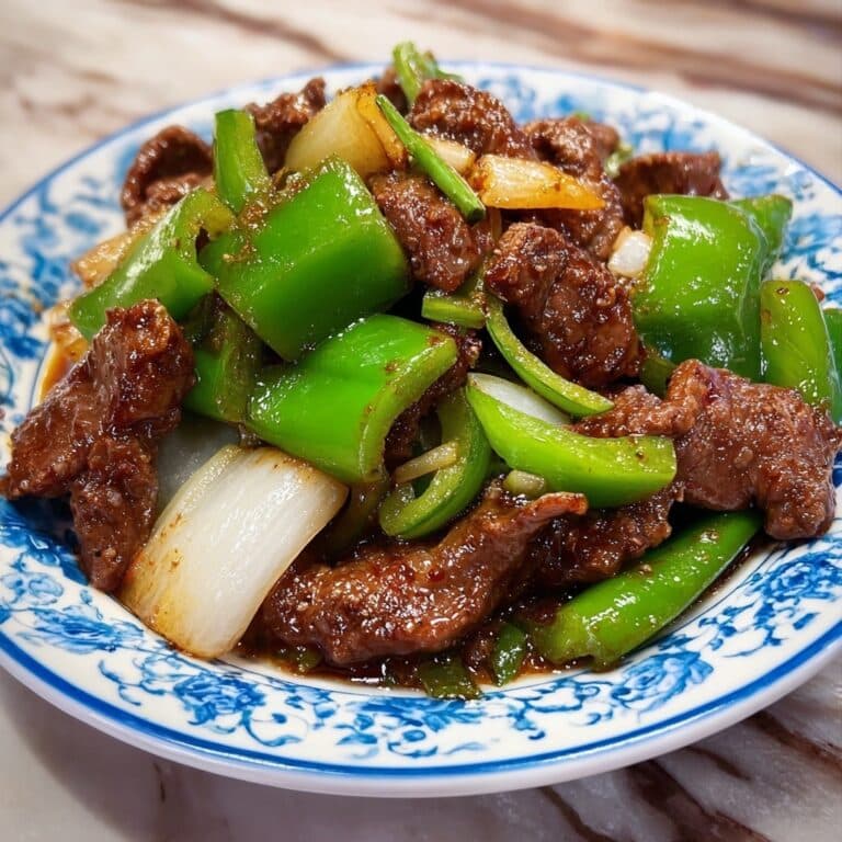 Pepper Steak with Bell Peppers and Onion Recipe