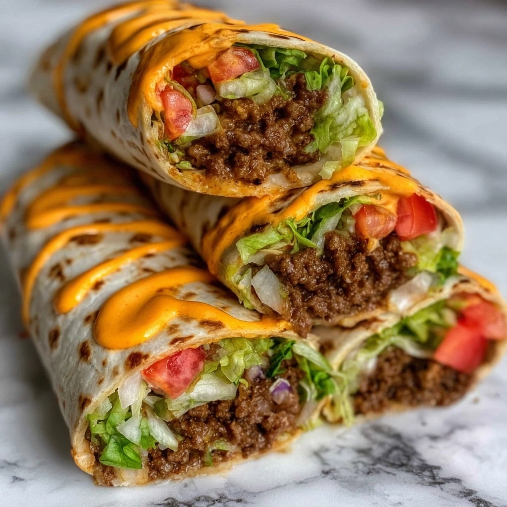Nacho Cheese Beef Wrap Recipe
