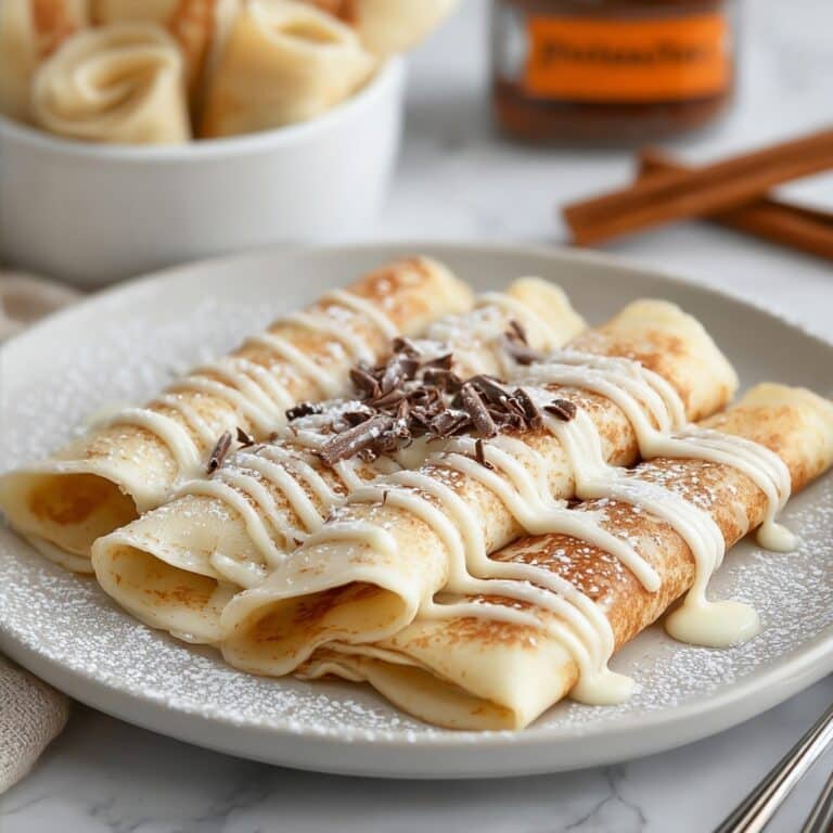 Cinnamon Roll Protein Crepes Recipe