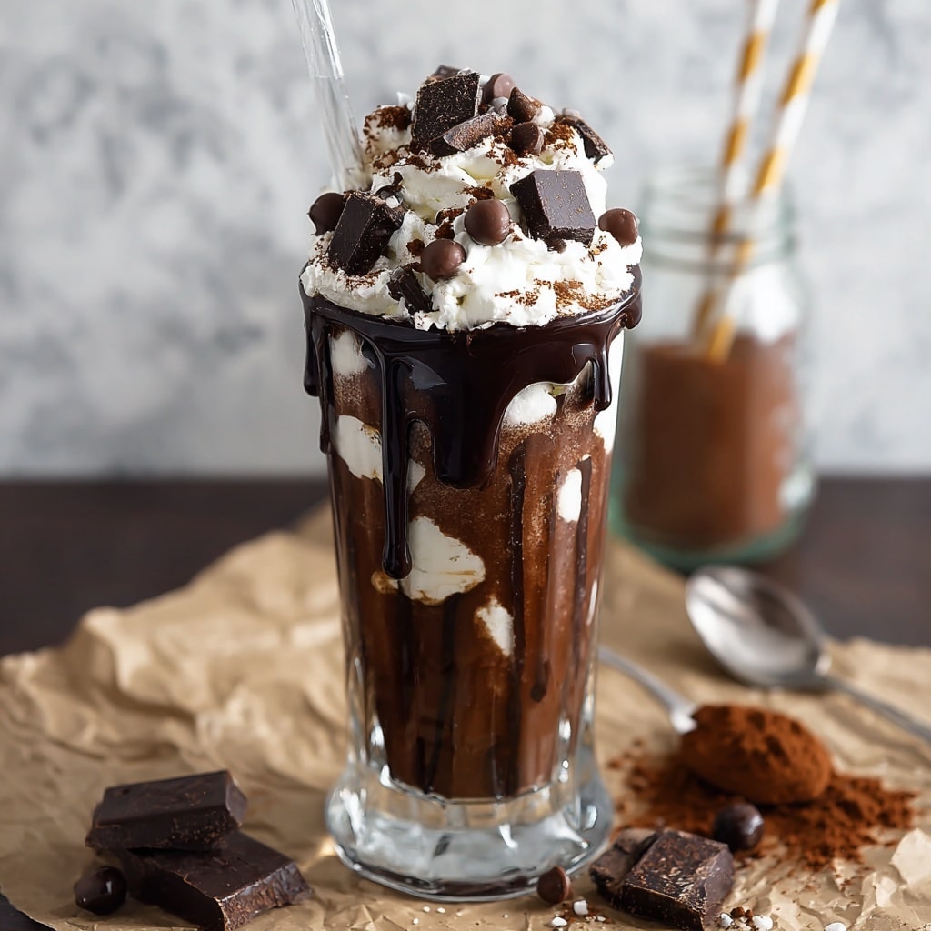 Brownie Milkshake Recipe - Recipe Image