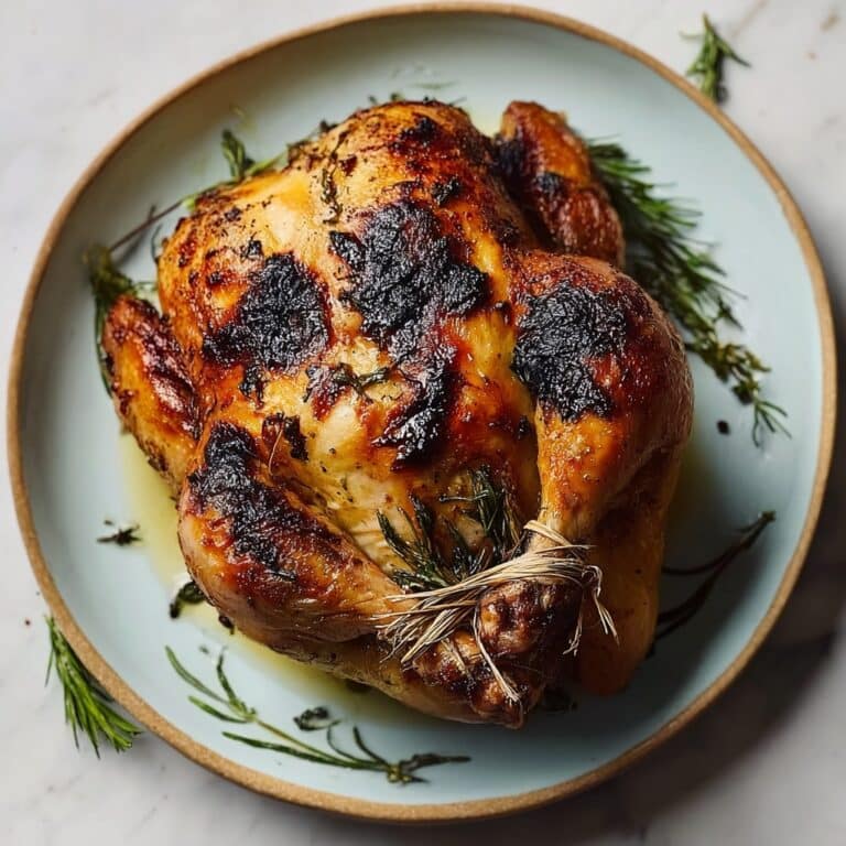 Roast Tarragon Chicken with Crispy Skin Recipe