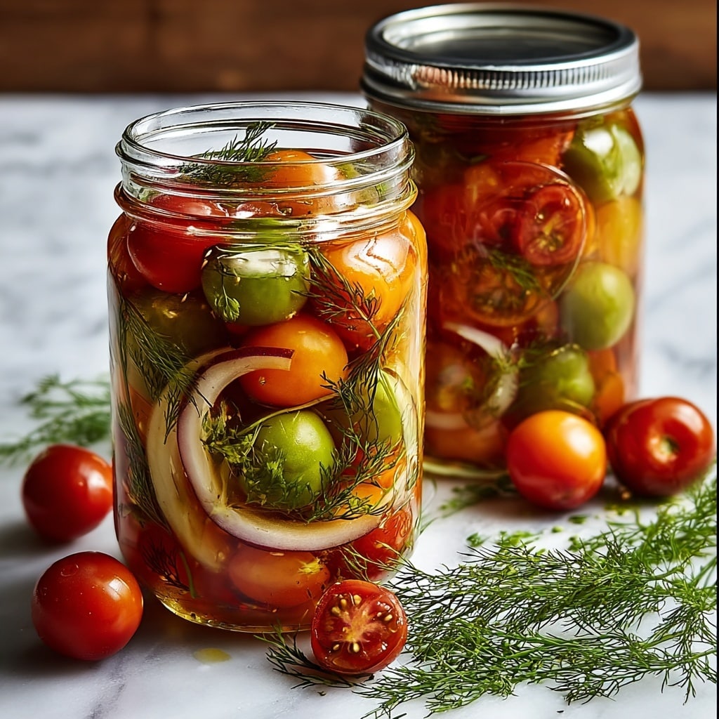 Pickled Cherry Tomatoes Recipe - Recipe Image
