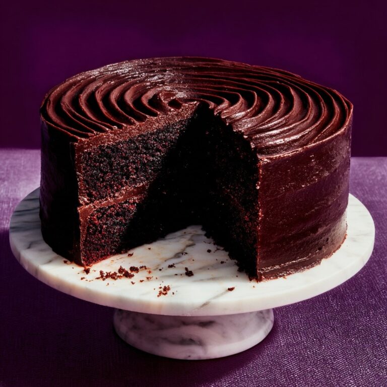 Chocolate Fudge Layered Cake Recipe