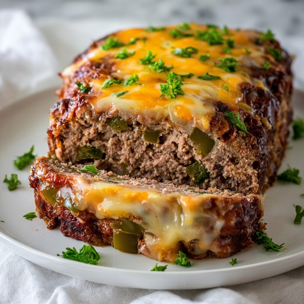 Philly Cheesesteak Meatloaf Recipe