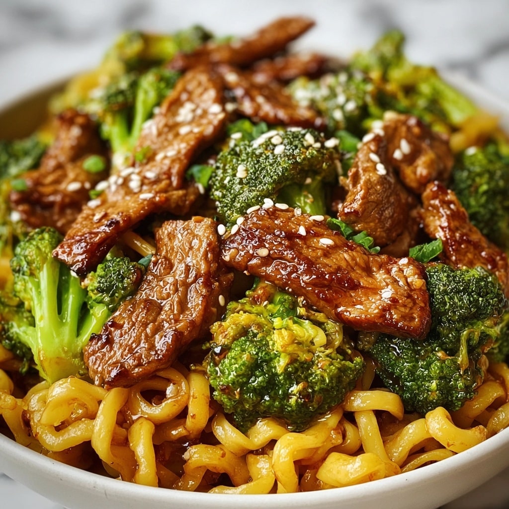 Beef and Broccoli Ramen Stir Fry Recipe