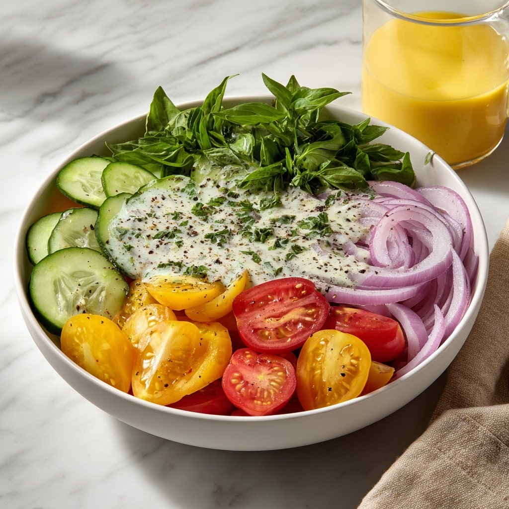 Cucumber Salad with Red Onion and Fresh Dill Recipe - Recipe Image
