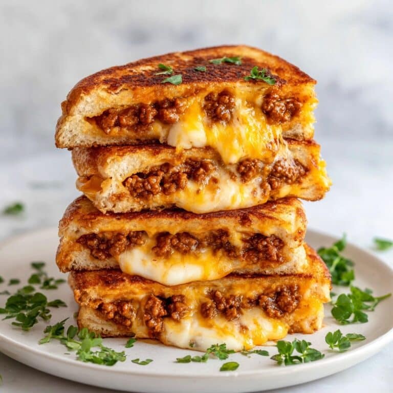 Potato Pancakes with Savory Beef and Cheese Recipe