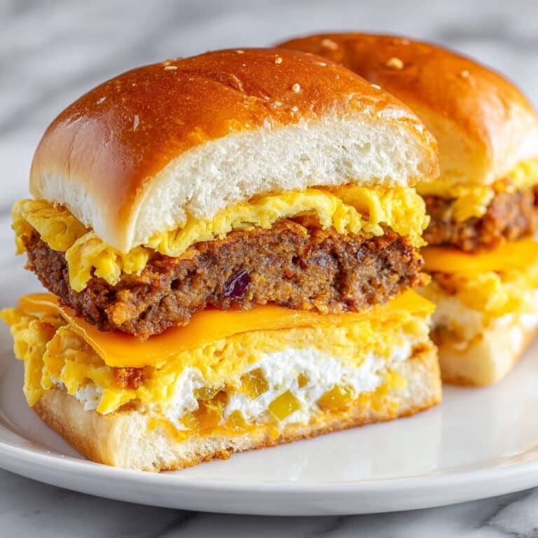 Spicy Cheddar Cream Cheese Egg Sandwich Recipe