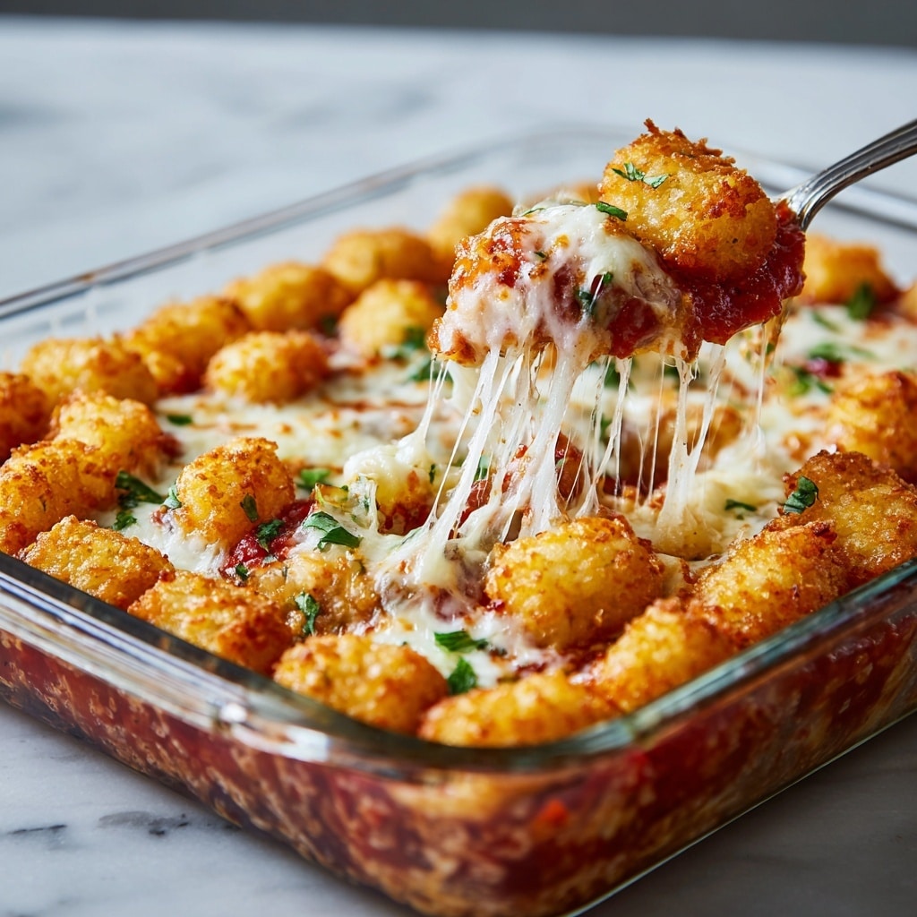 Tater Tot Pizza Casserole Recipe