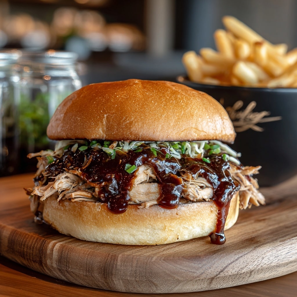 Slow Cooker Pulled BBQ Chicken Recipe - Recipe Image