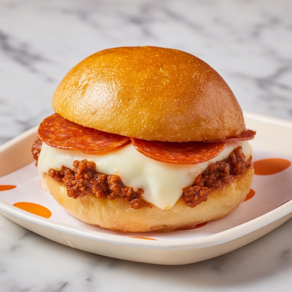 Crockpot Pizza Burgers Recipe - Recipe Image