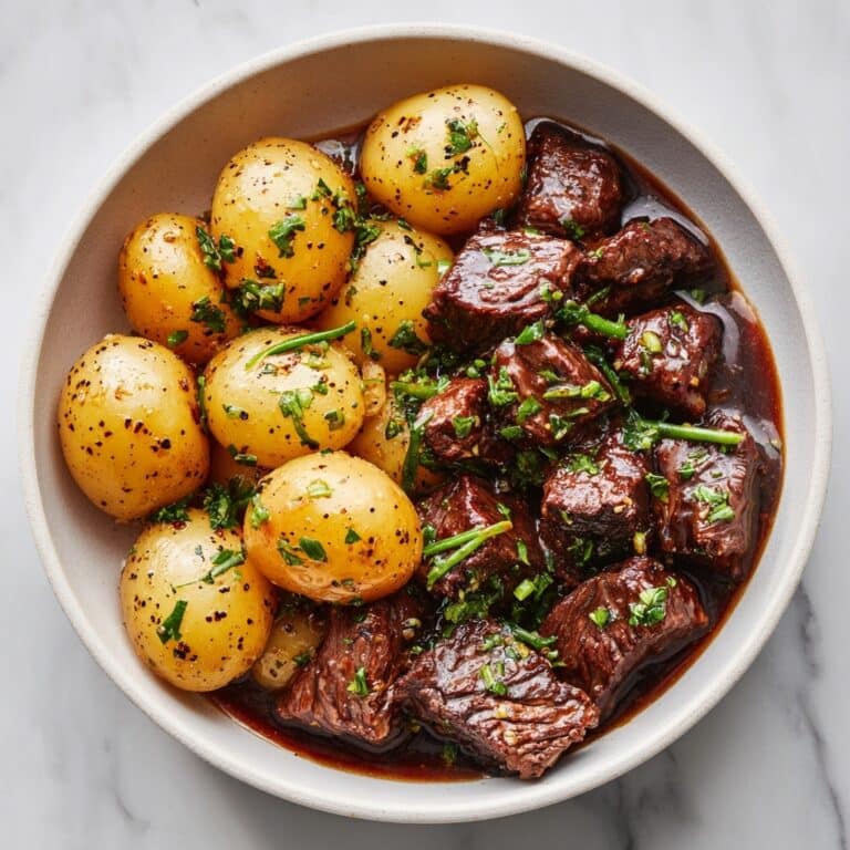 Garlic Butter Beef Bites in the Slow Cooker Recipe