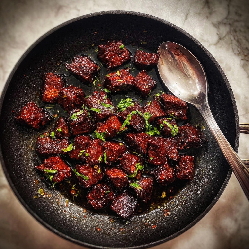 Cajun Garlic Butter Steak Bites Recipe - Recipe Image