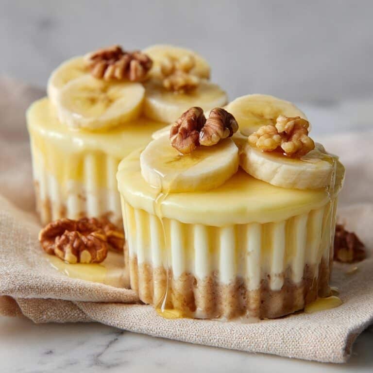 Creamy Banana Custard Cups Recipe