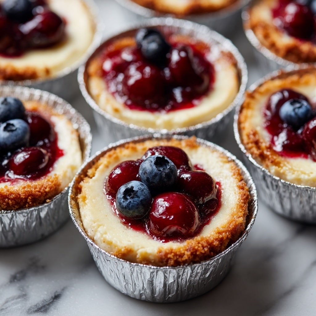 Mini Cheesecakes with Vanilla Wafer Crust Recipe