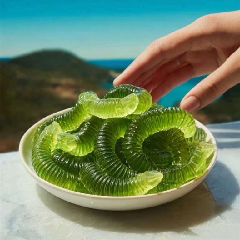 Homemade Dill Pickle Gummy Worms Recipe