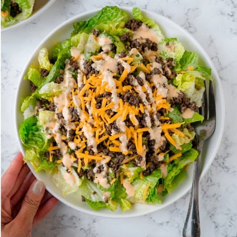 Keto Big Mac Salad Recipe