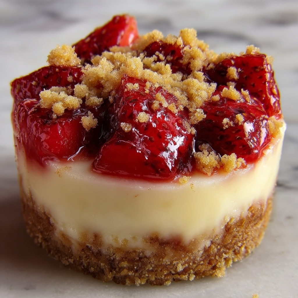 Mini Strawberry Crunch Cheesecake Bites Recipe - Recipe Image