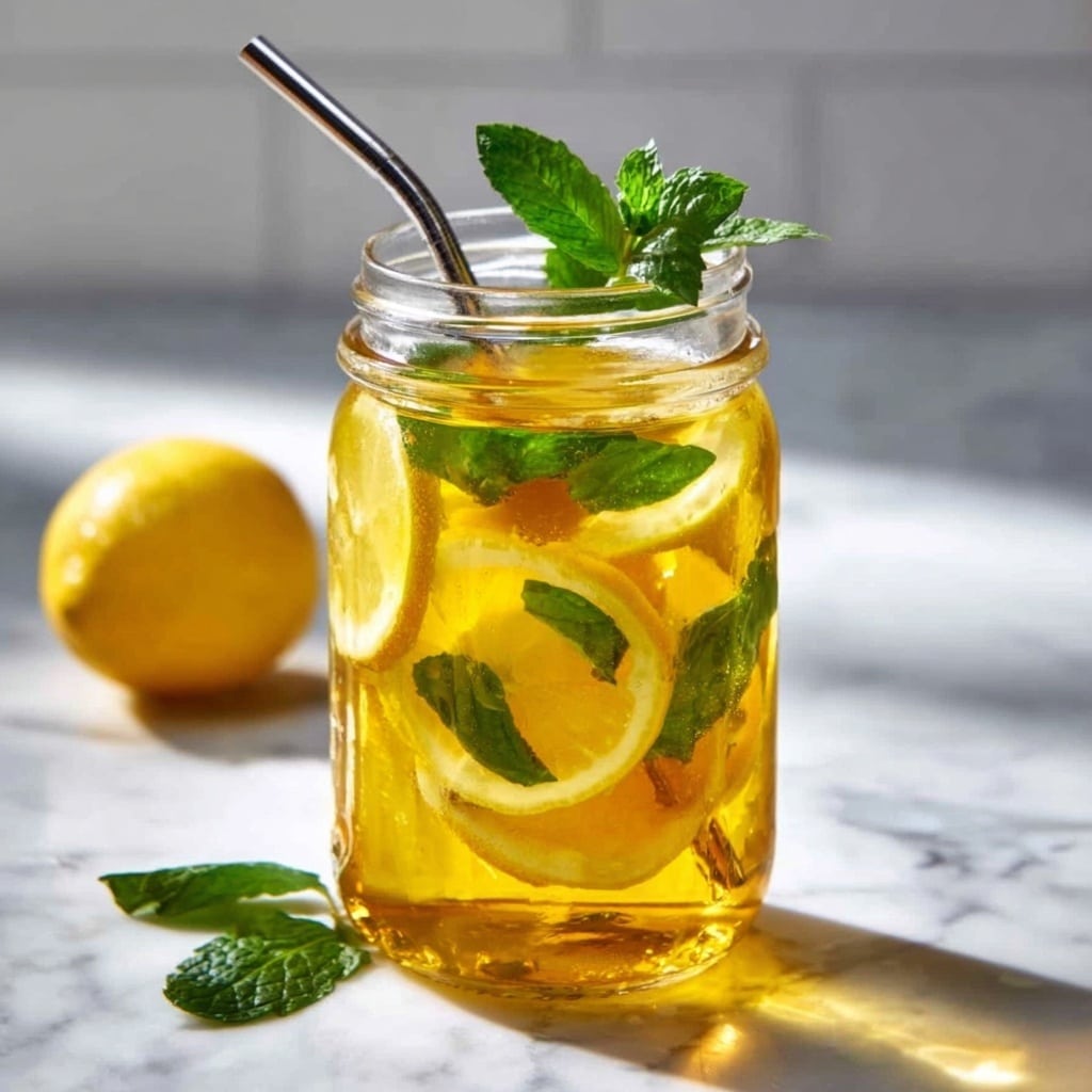 Easy Iced Apple Green Tea Recipe - Recipe Image