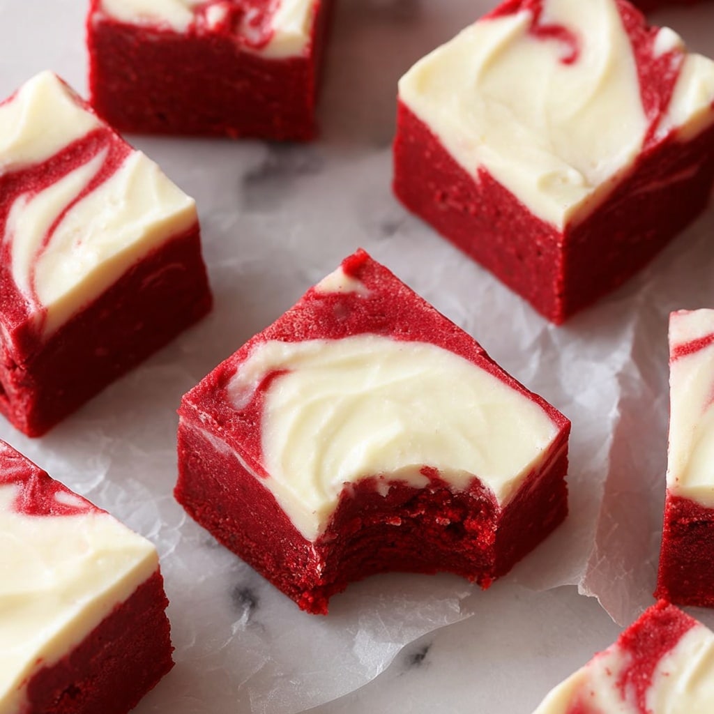 Cream Cheese Red Velvet Fudge Recipe - Recipe Image
