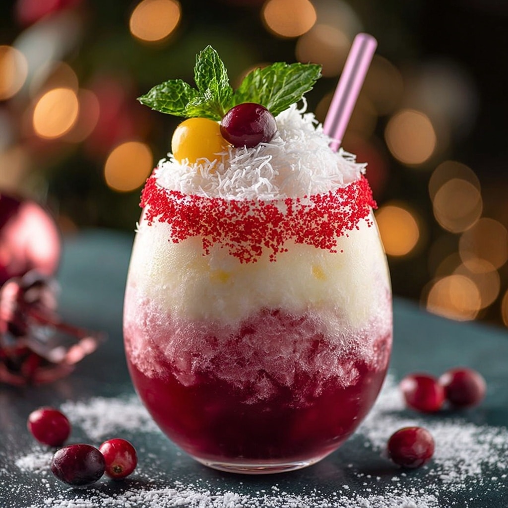 Kissing Santa Claus Mocktail Recipe