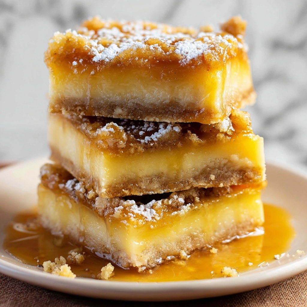 Salted Caramel Gooey Butter Bars Recipe