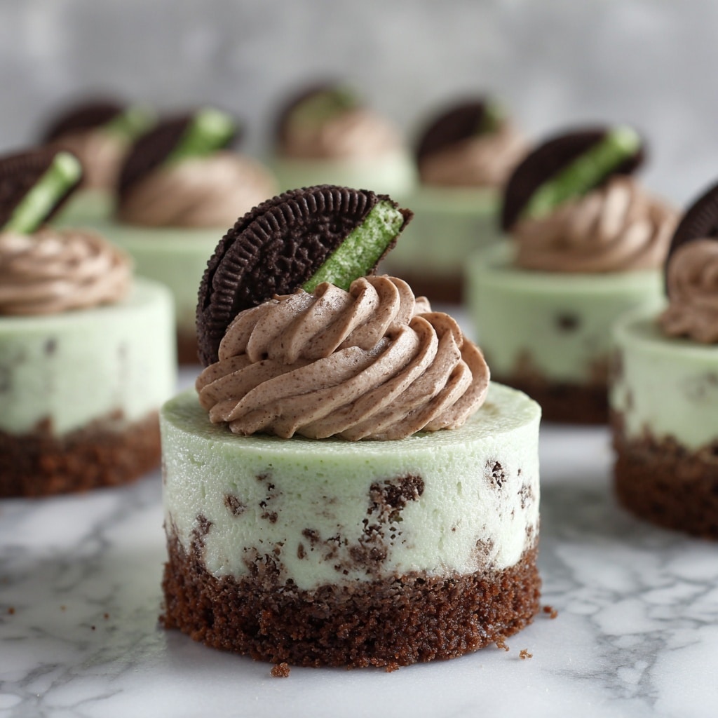 Mini Mint Cheesecakes Recipe