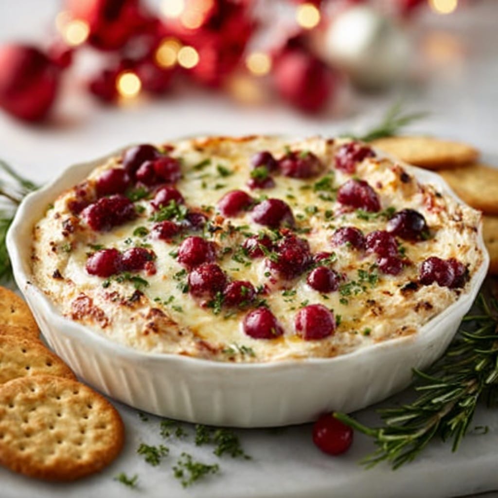 Baked Cream Cheese Cranberry Dip Recipe - Recipe Image